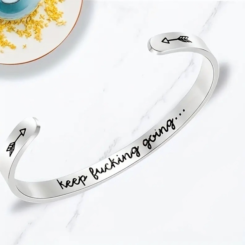 Keep F@&% Going Bracelet
